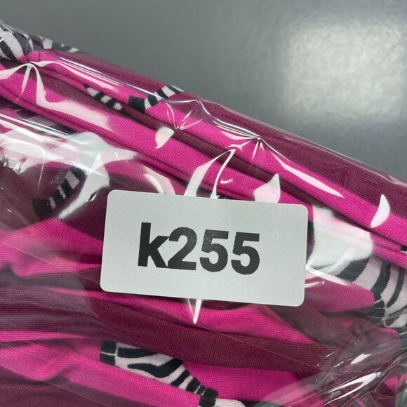 NEW Room Service Women's Size M Zebra Print Pajama Set Pink & Purple Polyester - Picture 10 of 10